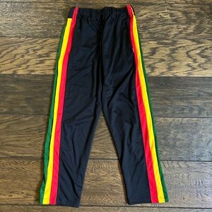 JL Sport Black, Red, Yellow and Green Jamaican Rasta Track Pants